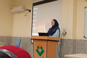 سخنرانی علمی سرکار خانم لطیفه جلالی، عضو هیأت علمی گروه زبان و ادبیات انگلیسی