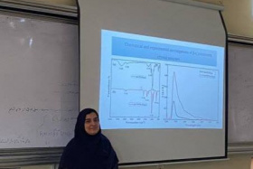 سخنرانی علمی خانم دکتر ملیحه آزادپرور، استادیار گروه علوم پایه